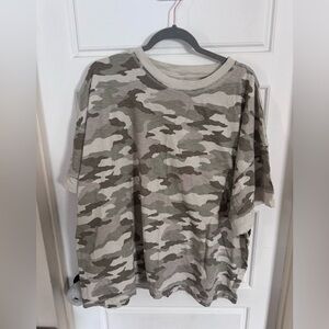 Aerie Camo Short Sleeve Tee